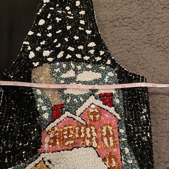 Bali Gem Sequence Christmas Vest - Picture 6 of 10